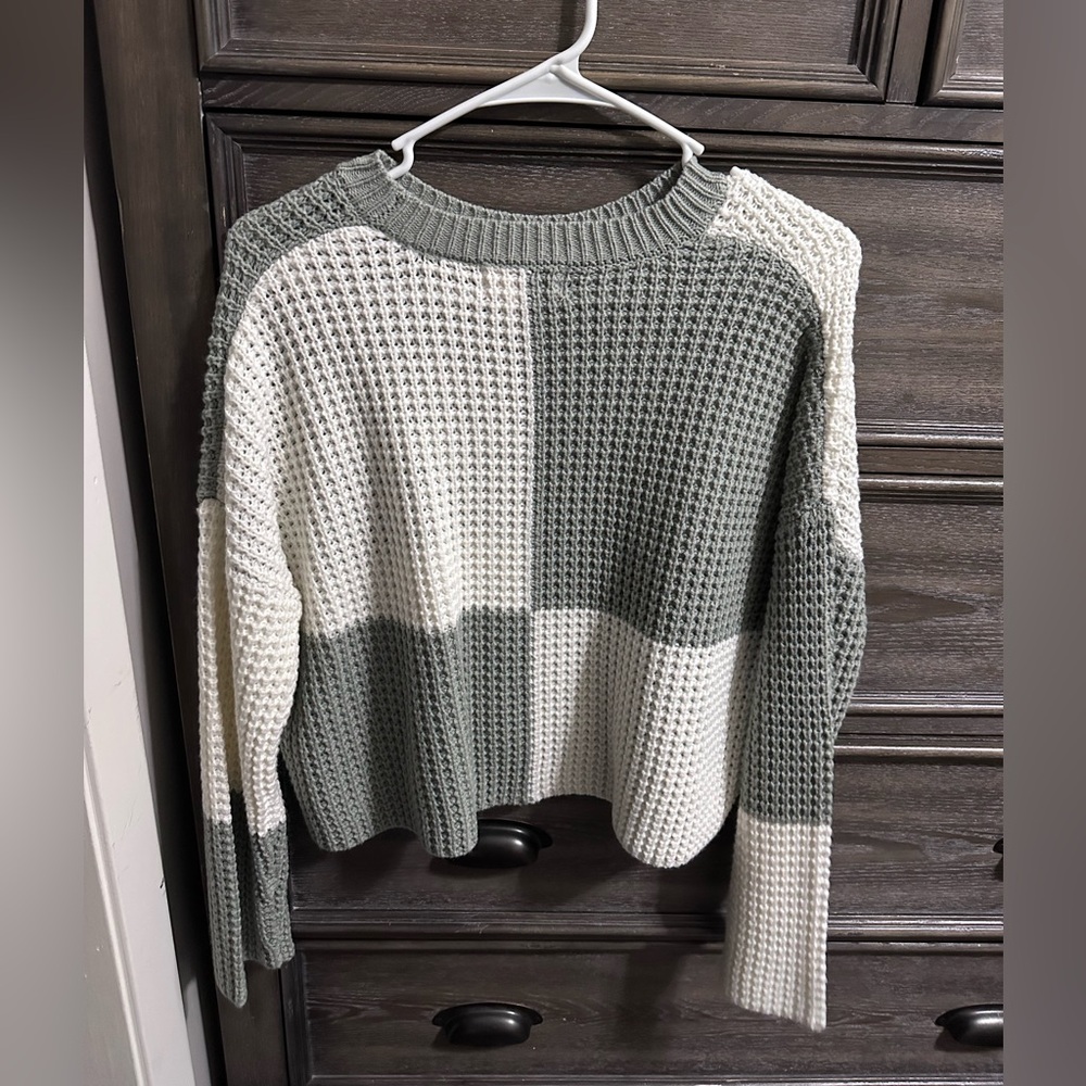 Cropped Knit Sweater